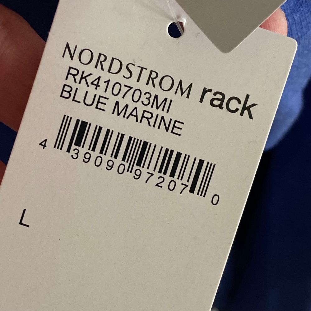 Z by Zella Women Blue Marine V-Neck Pullover Hoodie RK410703MI NWT size L - Picture 5 of 6